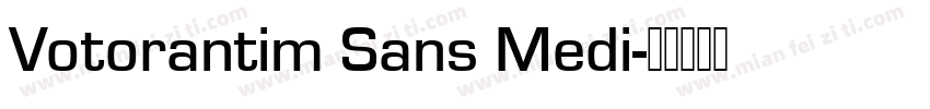 Votorantim Sans Medi字体转换